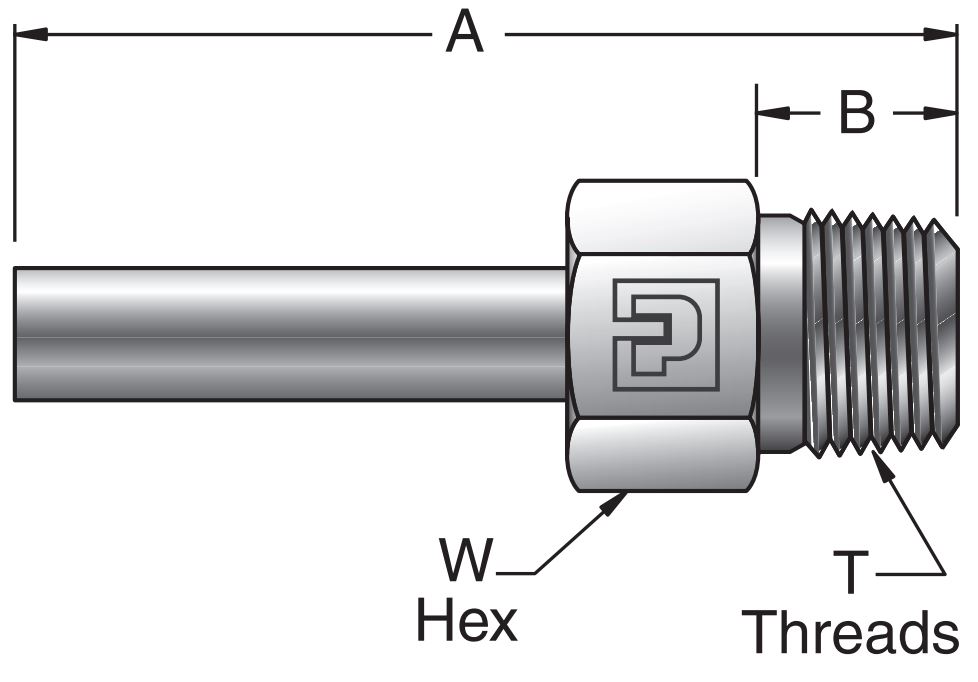 T7HF MPI™ Glatrør Ende Til Han NPT Rør