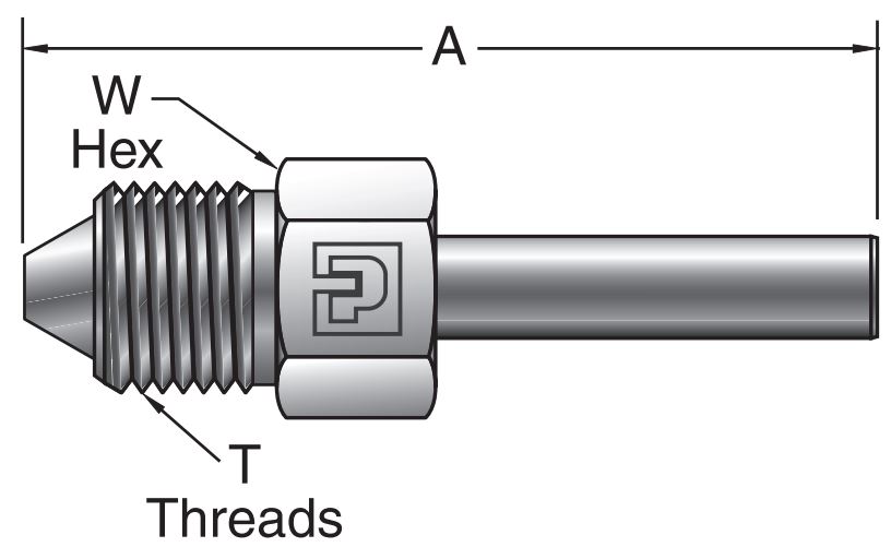 X41HT7 Højtryk Til MPI™ Glatrør Ende