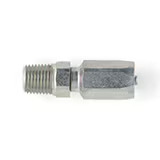 Field Attachable Hydraulic Hose Fitting – 20 Series Fittings Straight Male NPTF Pipe - Rigid