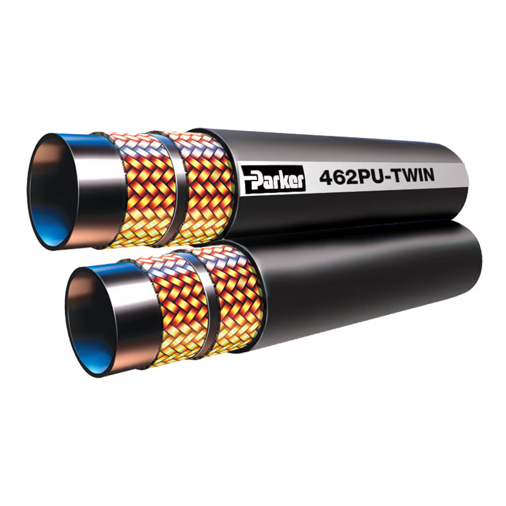 Medium Pressure Parkrimp No-Skive Hose 462PU/462PU Twin Polyurethane Twin Line