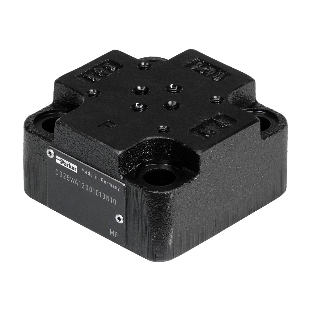 Covers for 2-Way Slip-In Cartridge Valve - Series C*V / C*W With shuttle valve and pilot system mounting