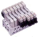 Compact 5-port pilot operated solenoid valve, ADEX valve series /A05/12/20 A05G