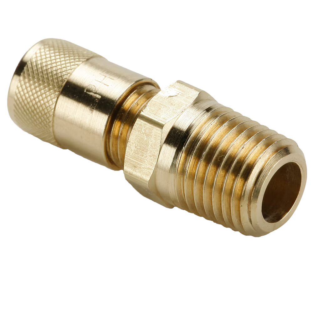 Refrigeration Access Valves Male Connector Flare to Male Pipe