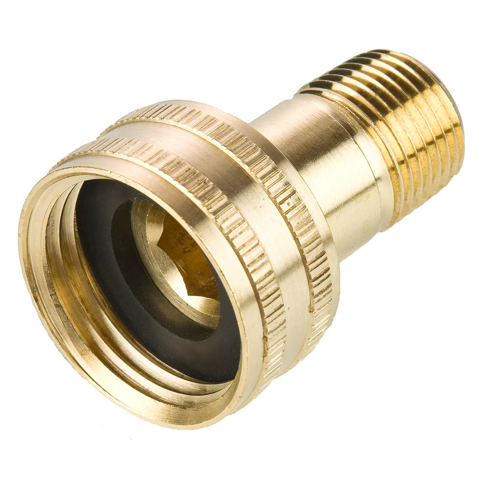 Brass Garden Hose Fittings Swivel Connector Swivel Female Garden Hose to Male Pipe