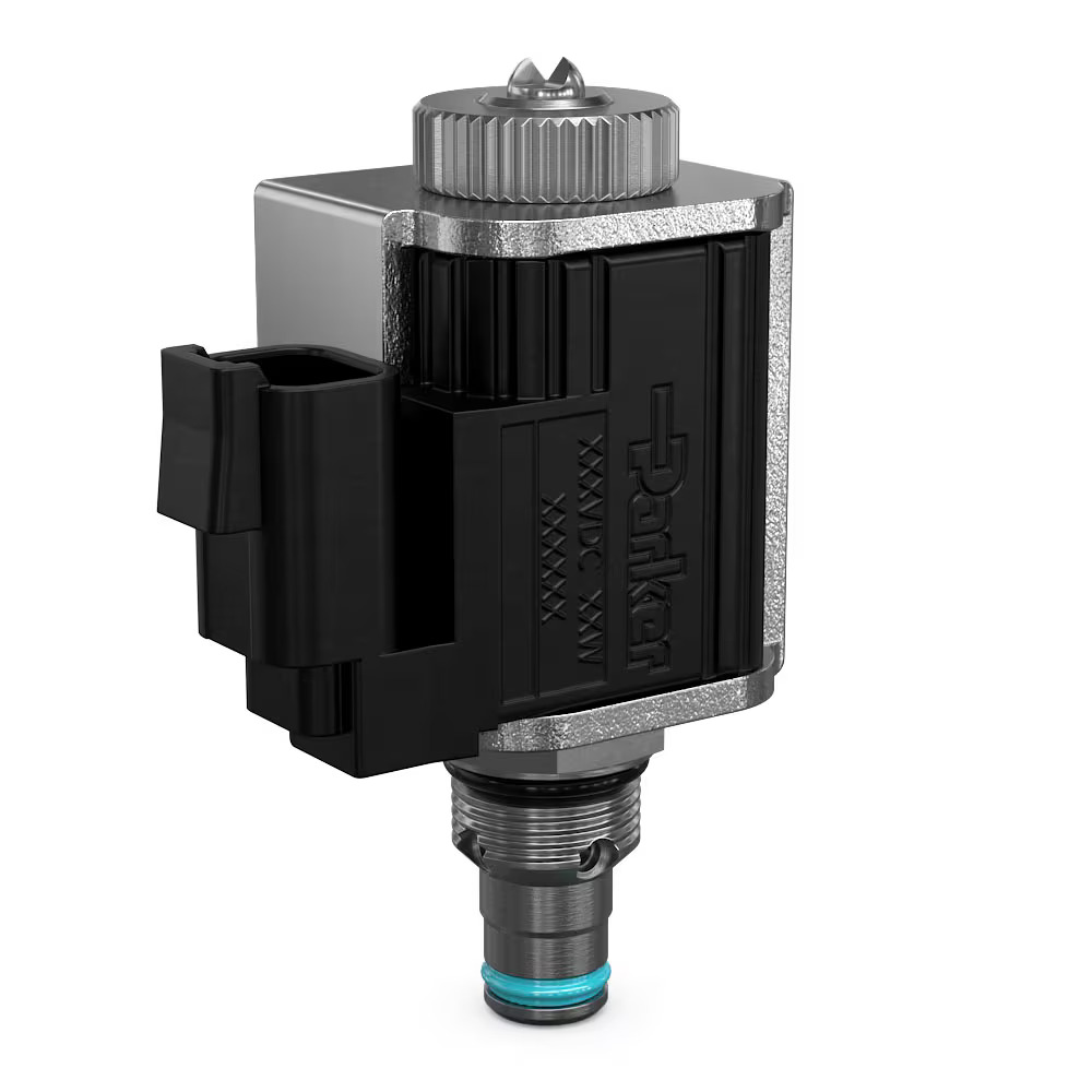 Pressure Relieving Proportional Valve 0.8 GAL/MIN 3 L/MIN Decreasing Pressure/Increasing Current