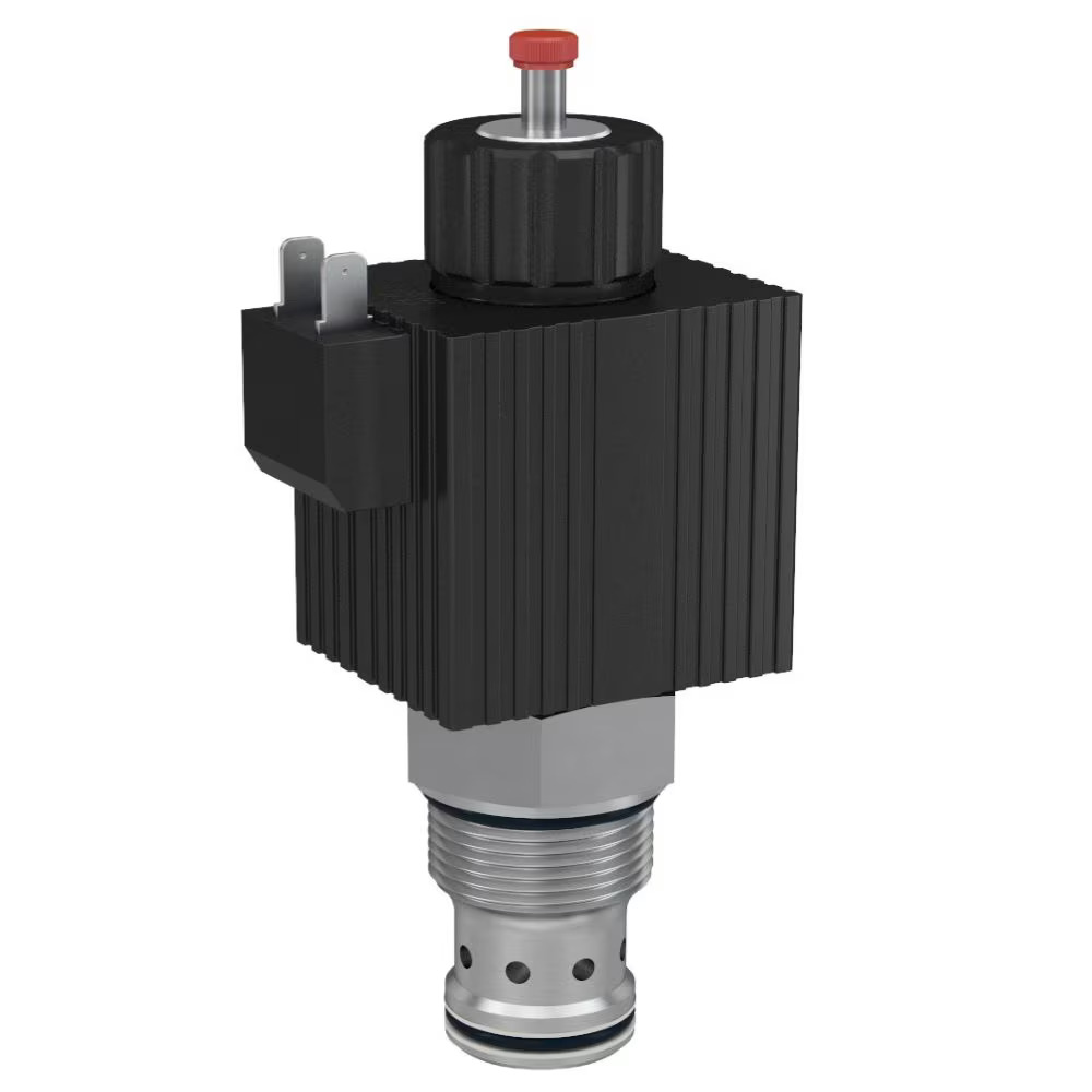 2 Way Spool Type Solenoid Valve 20 GAL/MIN 75 L/MIN Electrical Manual