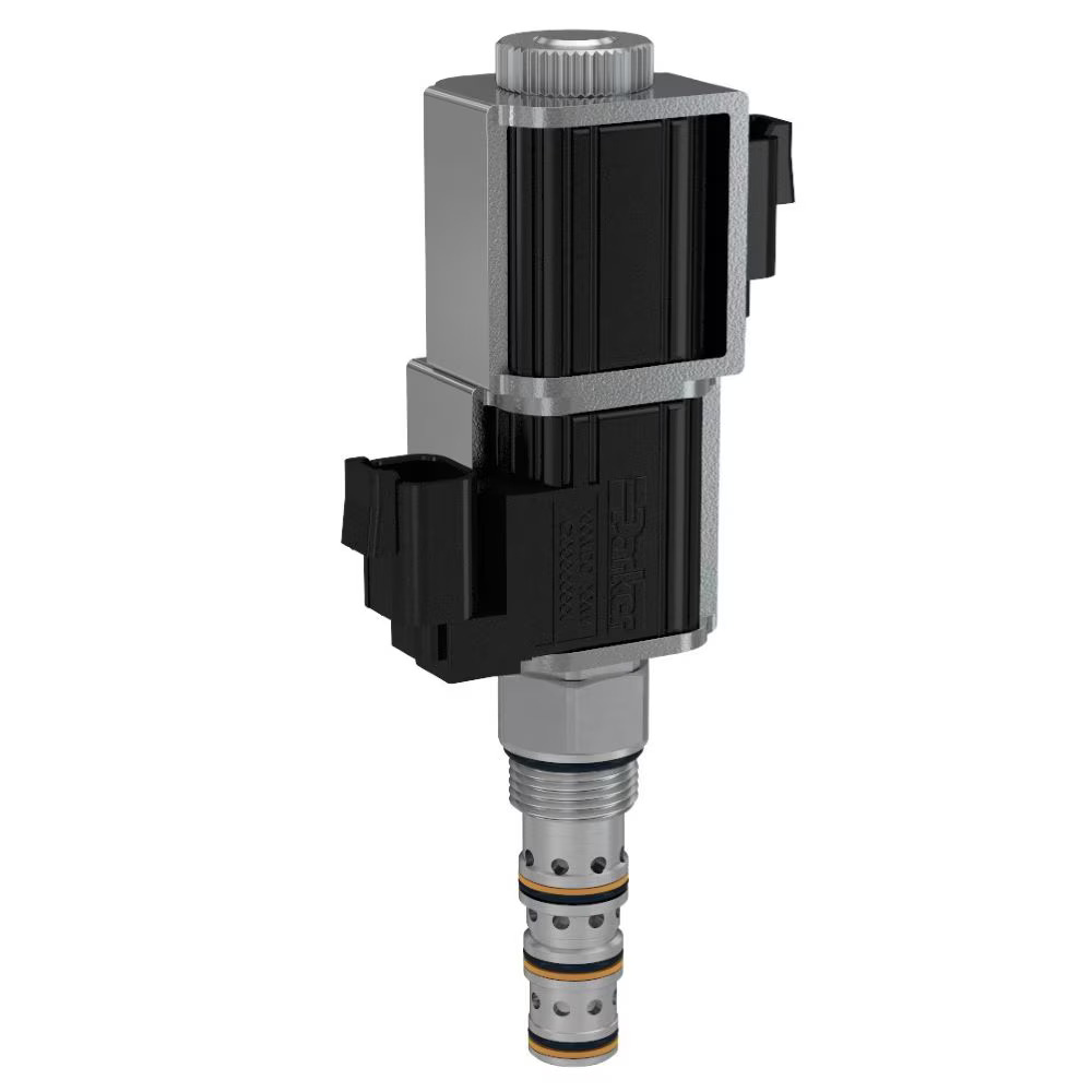 4 Way 3 Position Spool Type Solenoid Valve 11 GAL/MIN 42 L/MIN Floating Center Electrical