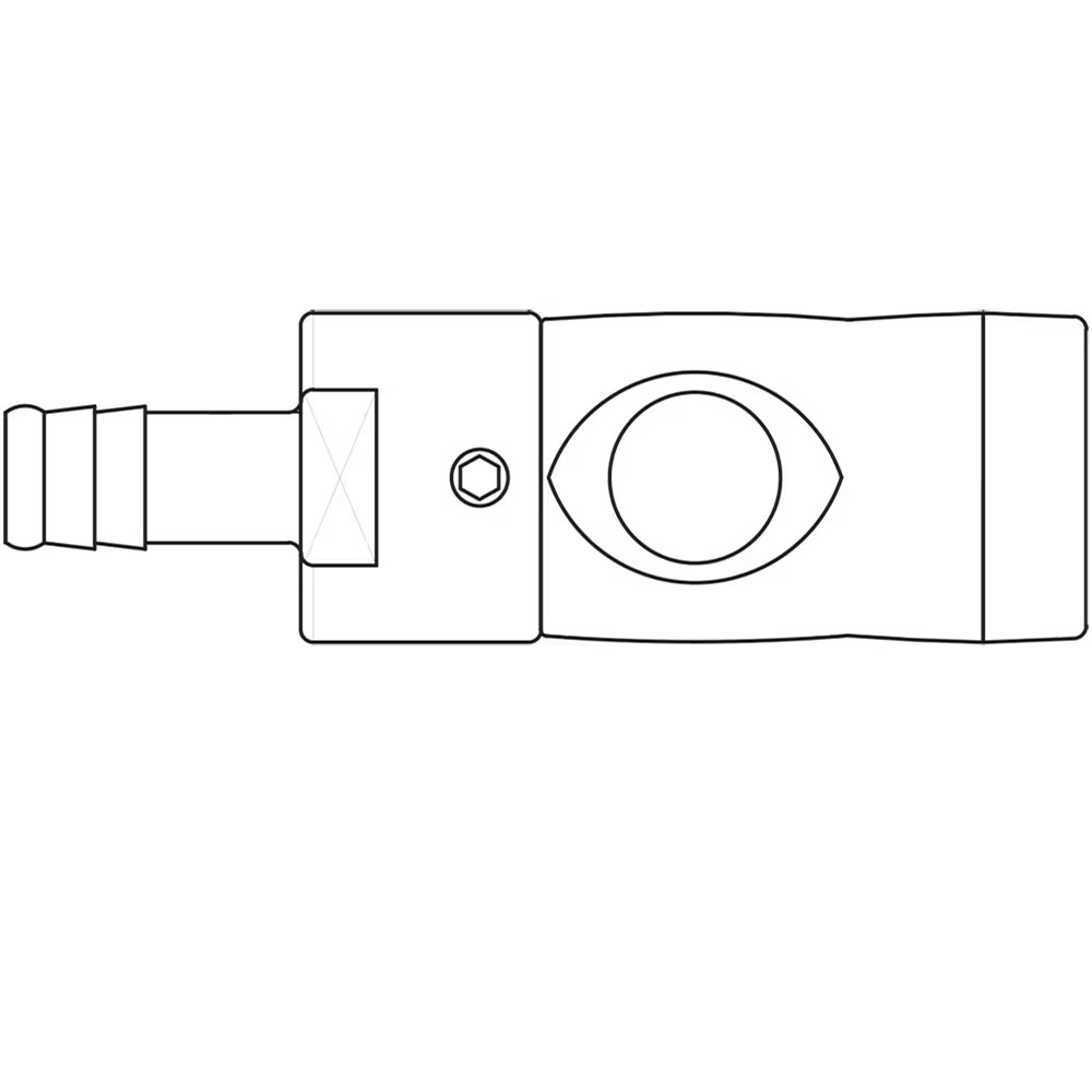 Serie 24 - Slangestuds - Aluminium+Messing