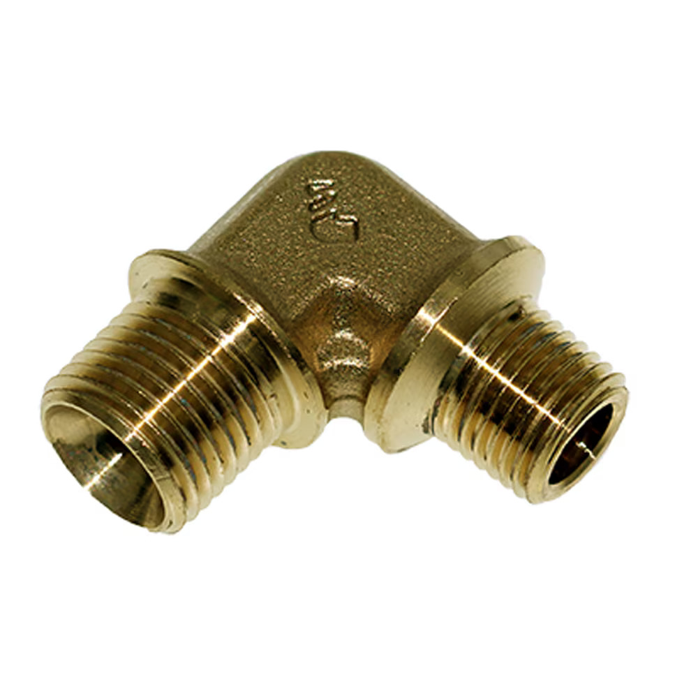 Brass Compression Fittings Male stud elbow 90° Adaptor  thread BSPT