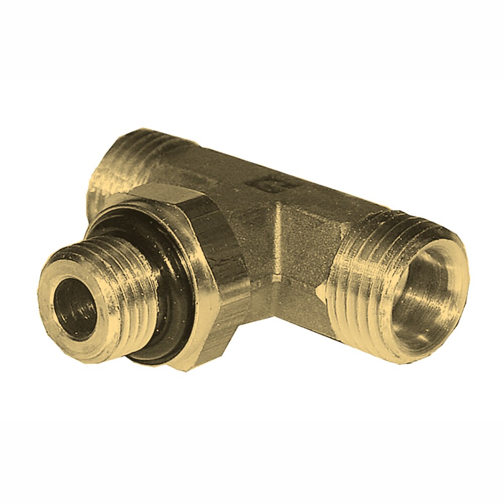 Brass Compression Fittings Male stud branch tee thread BSPP & Metric
