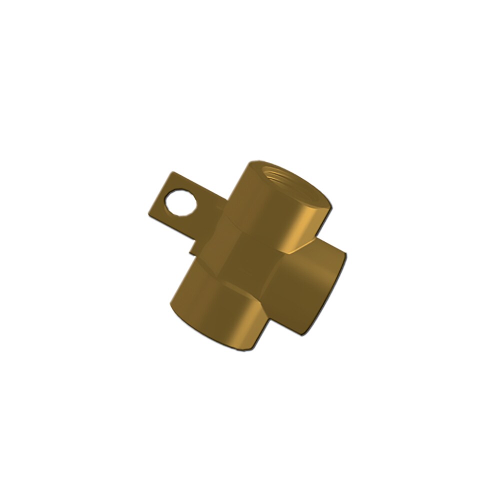 Prestomatic 2 Push-In Fittings Tee - with Mounting Boss