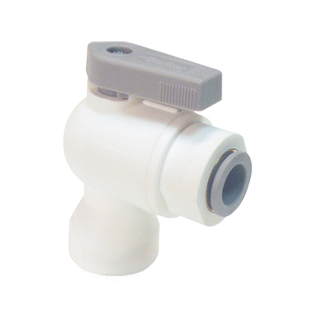 LIQUIfit® Polymer Ball Valves for Food and Beverages Elbow 90° Tube to Tube