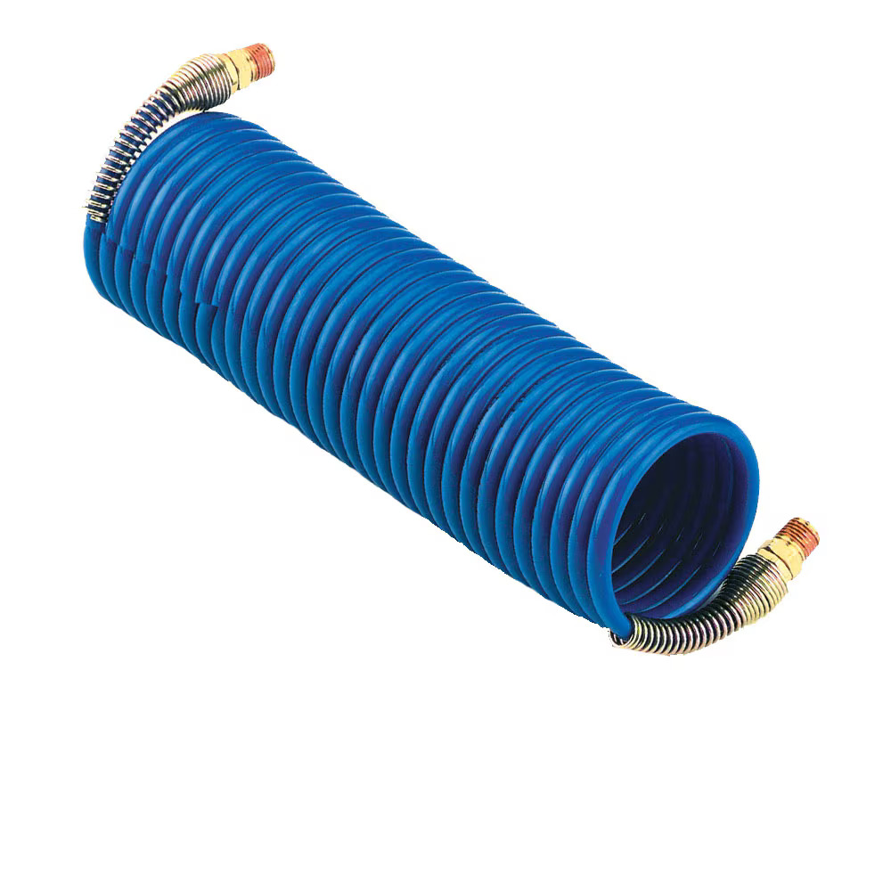 Polyamide (PA) Recoil Tubing 2,5 m With Threaded Connector