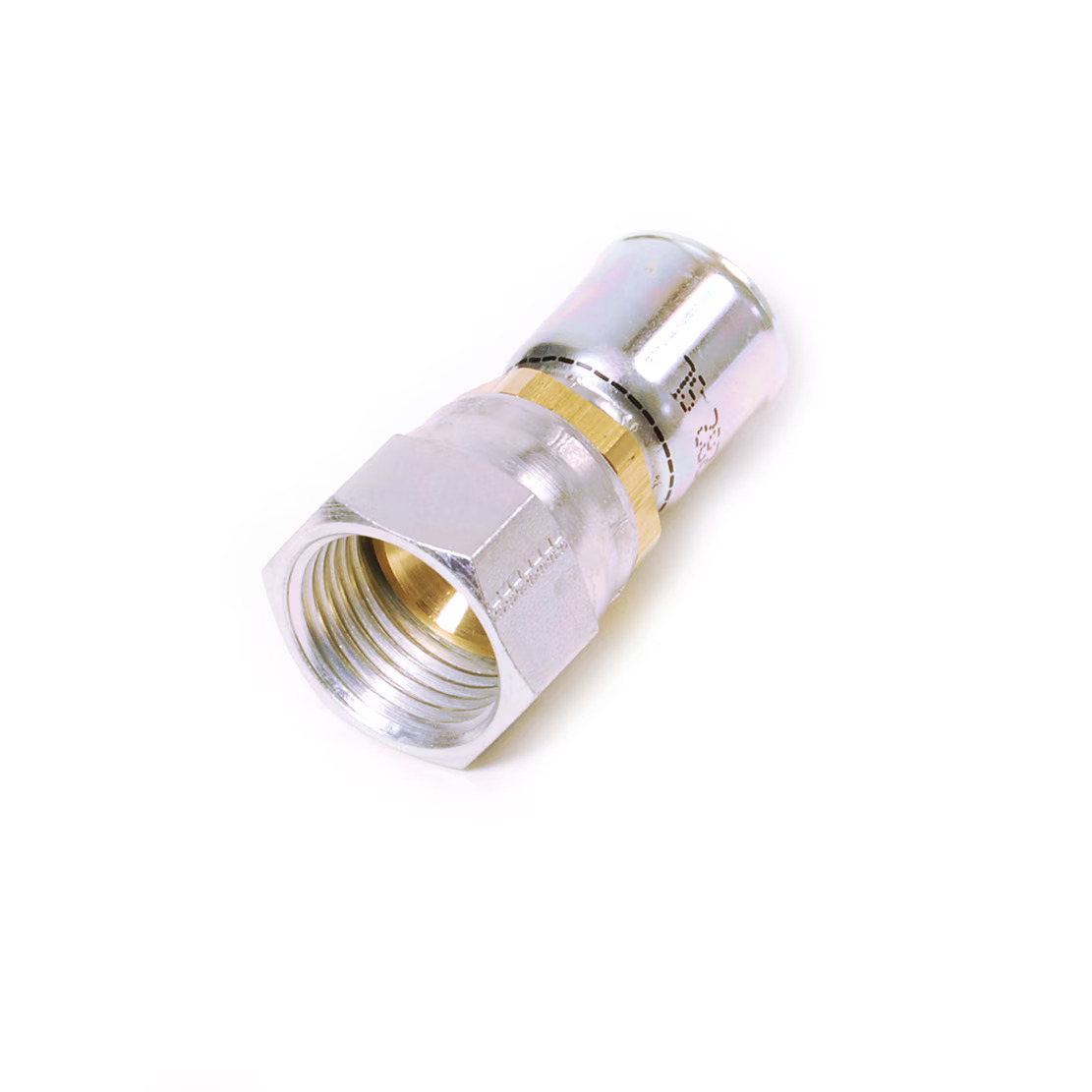 Permanent Fittings for PTFE Hose - 91/91N Female JIC 37° - Swivel - Straight