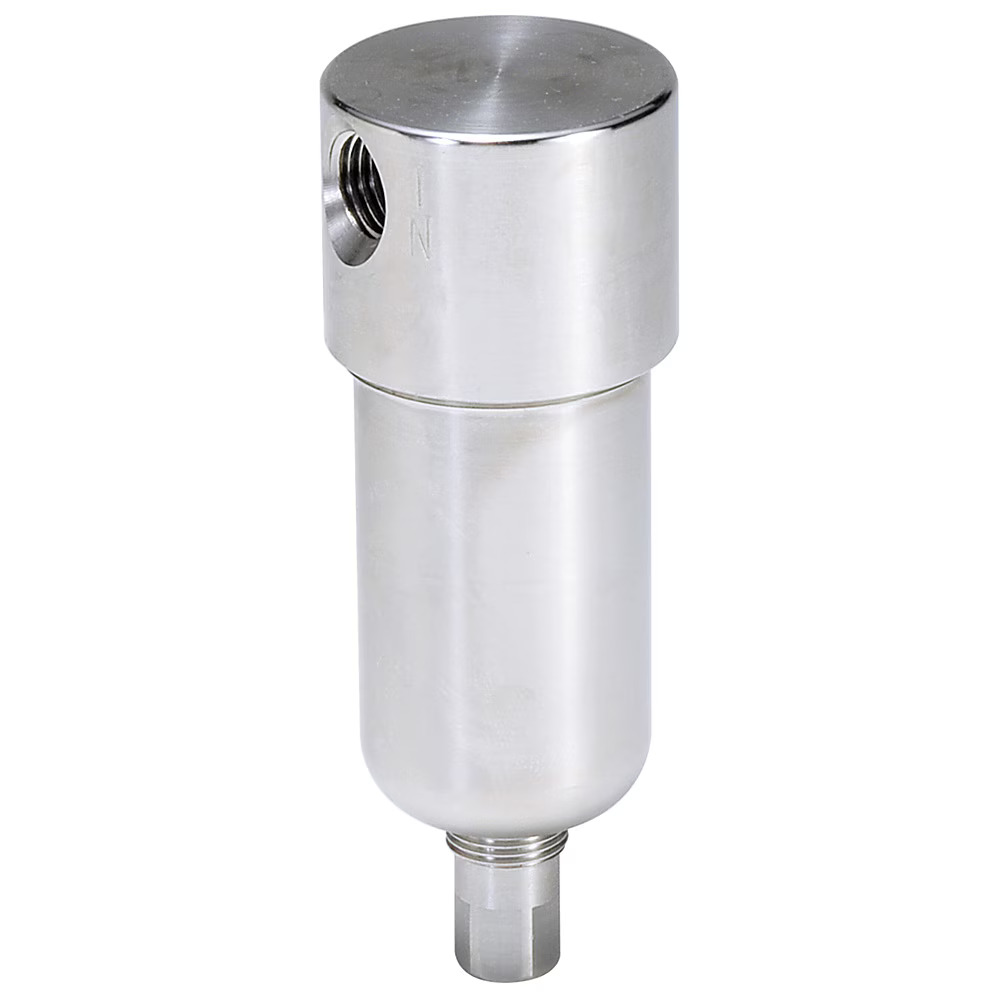Filter, rustfrit stål (Coalescing/Adsorber) - PF501 Serie (Miniature)