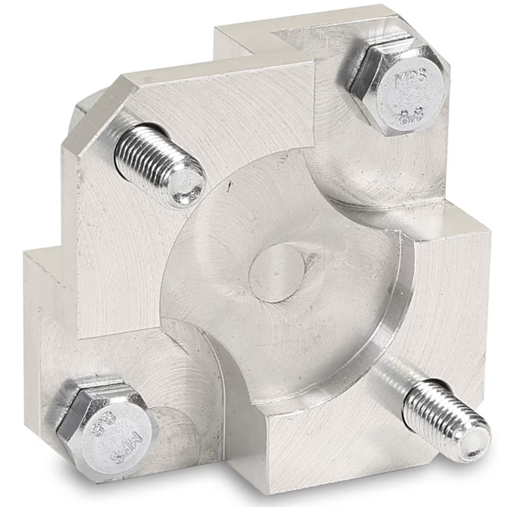 Beslag type JP1 for "back to back" montering af ISO cyl. til 3 og 4 Pos.