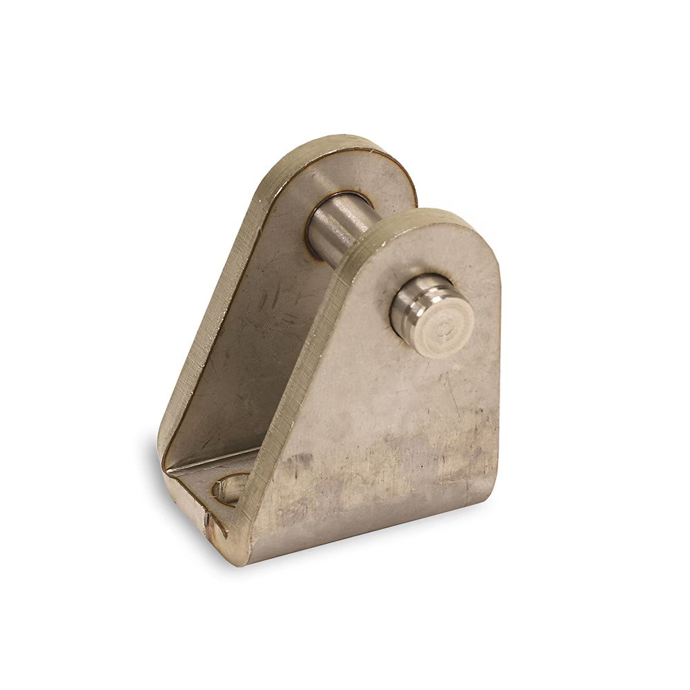 Svingbeslag til baggavl pneumatisk cylinder Ø10-Ø25 ISO6432 type AB3, Rustfri