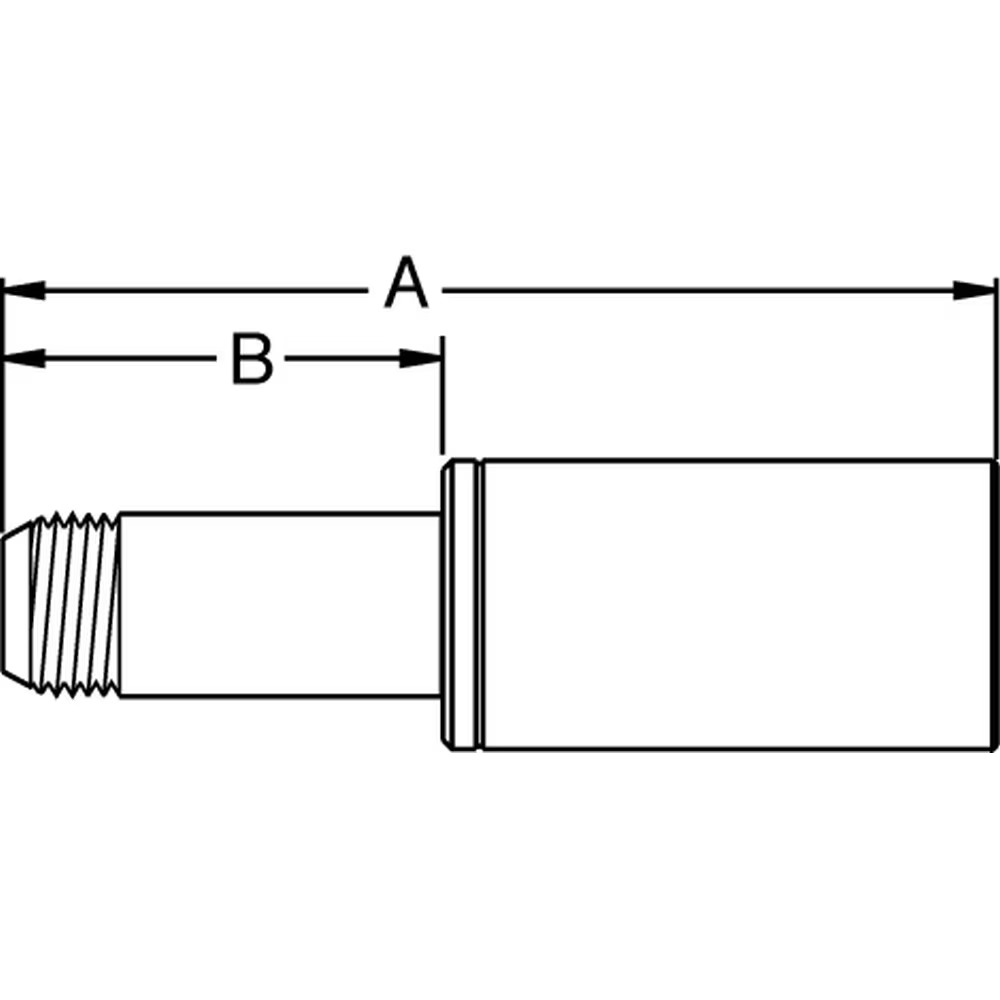 Crimped Thermoplastic Oil & Gas Hose Fittings, UX Series Y2 Medium Pressure Tube Nipple