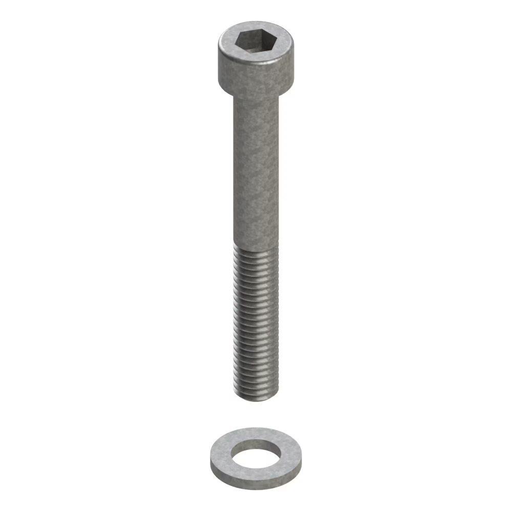 Clamps - Series A, Light Series (DIN 3015-1) Steel Galvanized Cr(VI Socket head screw