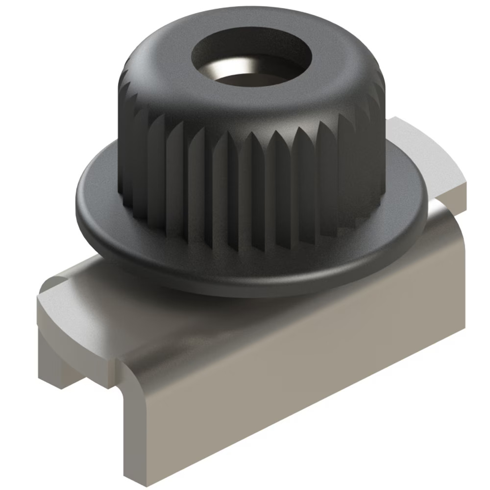 Clamps - Series A, Light Series (DIN 3015-1) Stainless Steel W5 (1.4401 or 1.4571 n/a Rail nut with loss insurance