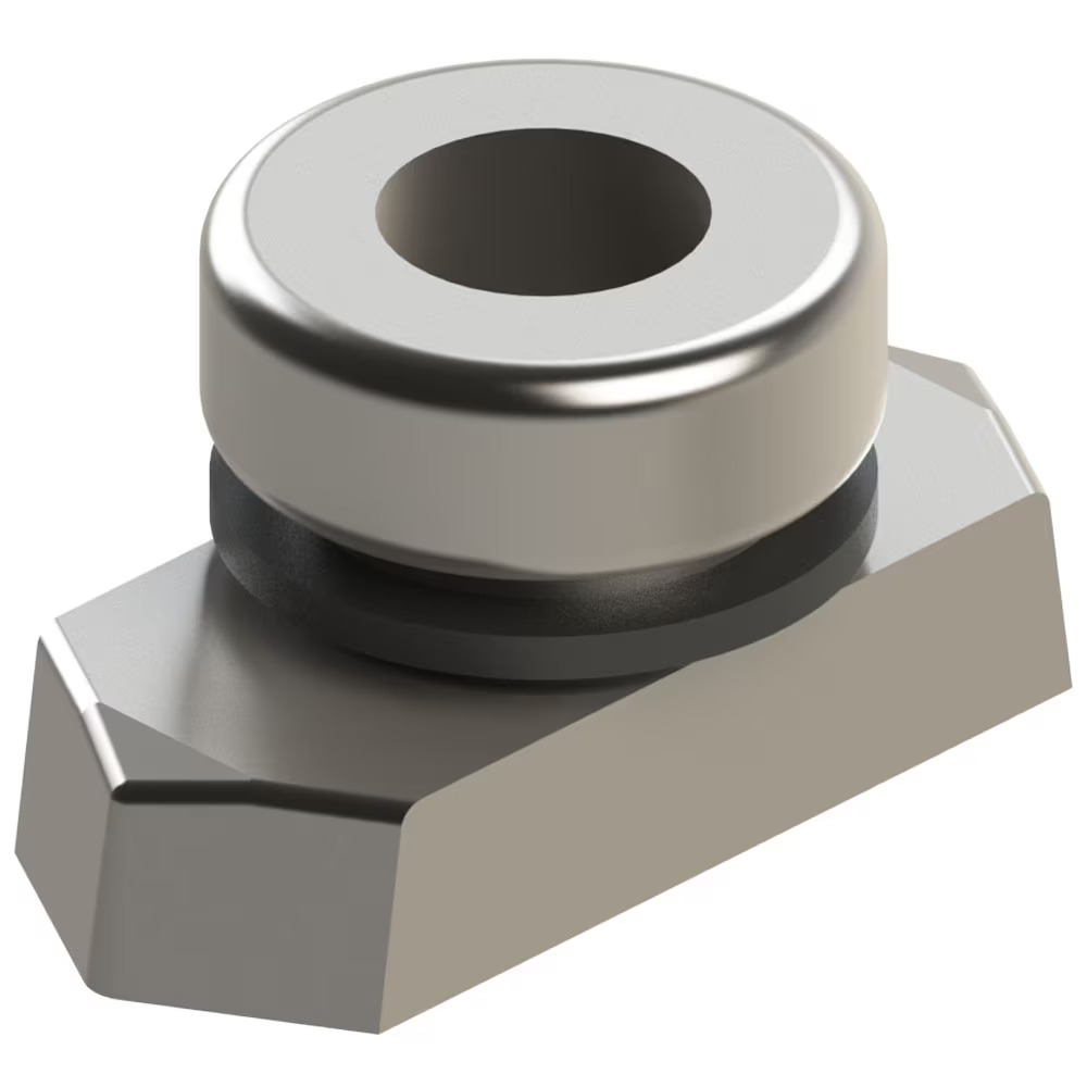 Clamps - Series B, Double Series (DIN 3015-3) Stainless Steel W5 (1.4401 or 1.4571 n/a Rail nut