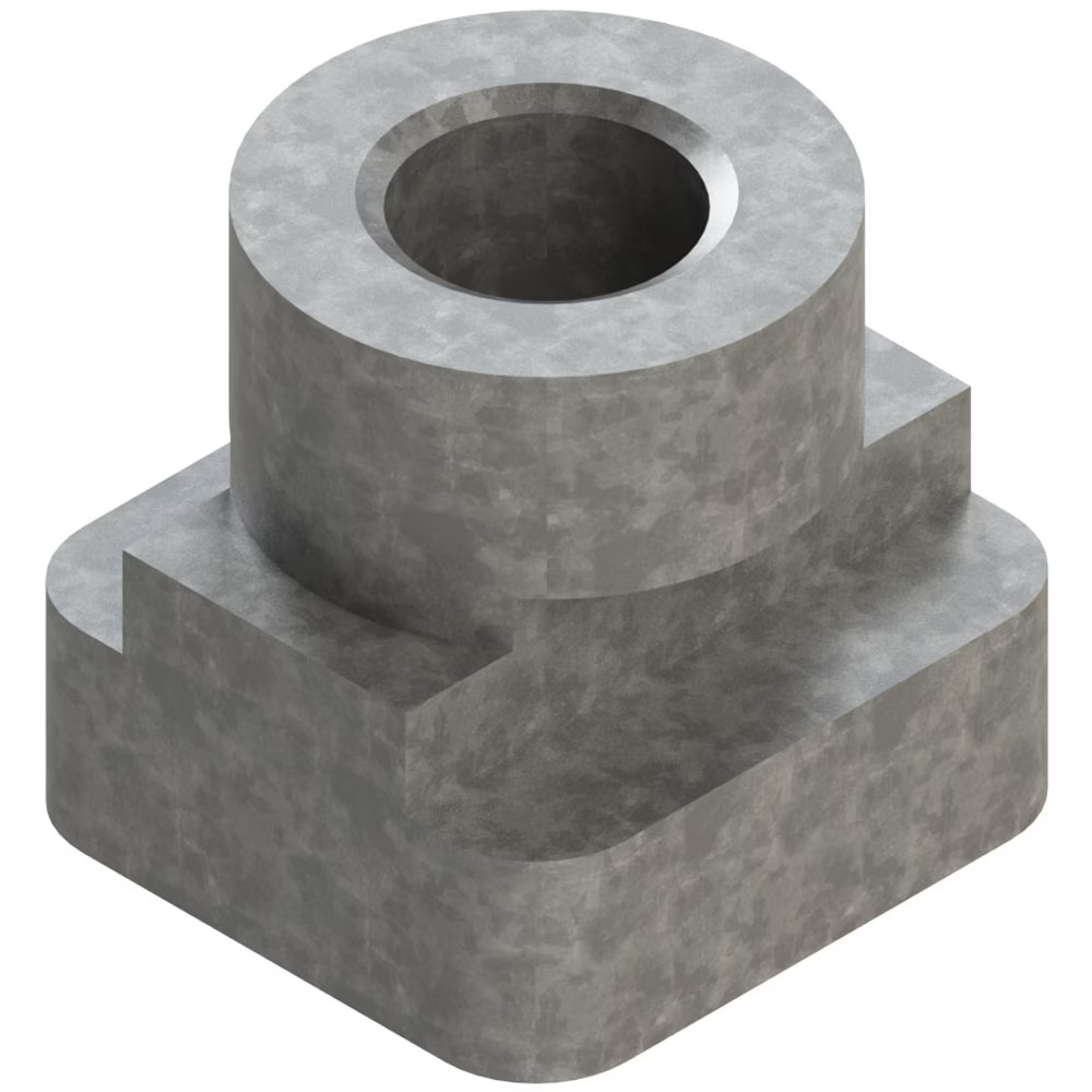 Clamps - Series C, Heavy Series (DIN 3015-2) Steel Galvanized Cr(VI Rail nut