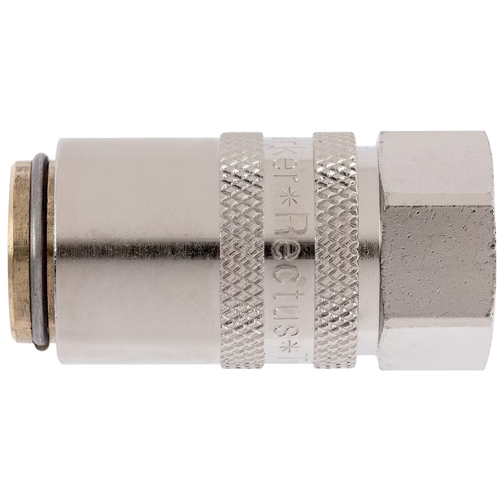 Serie 10  Straight-Through Hun Lynkobling (uden ventil) - Hun Gevind - Messing