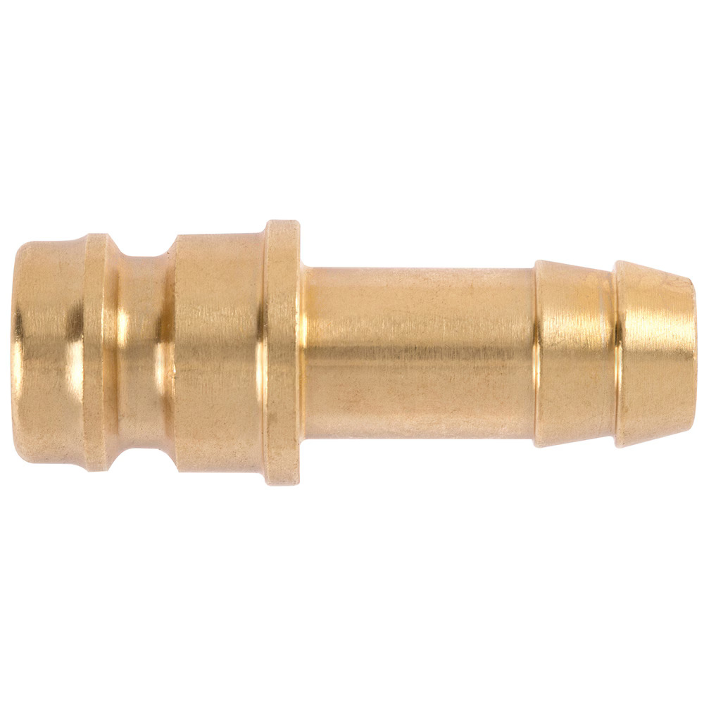 Serie 10  Straight-Through Han Lynkobling (uden ventil) - Slangestuds - Messing