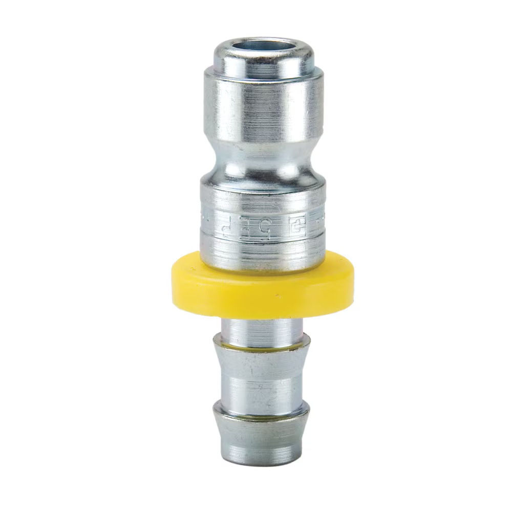 Tru-Flate, Automotive Interchange Quick Connect Air Couplings - 10 Series Male Nipple Push-Lok hose barb