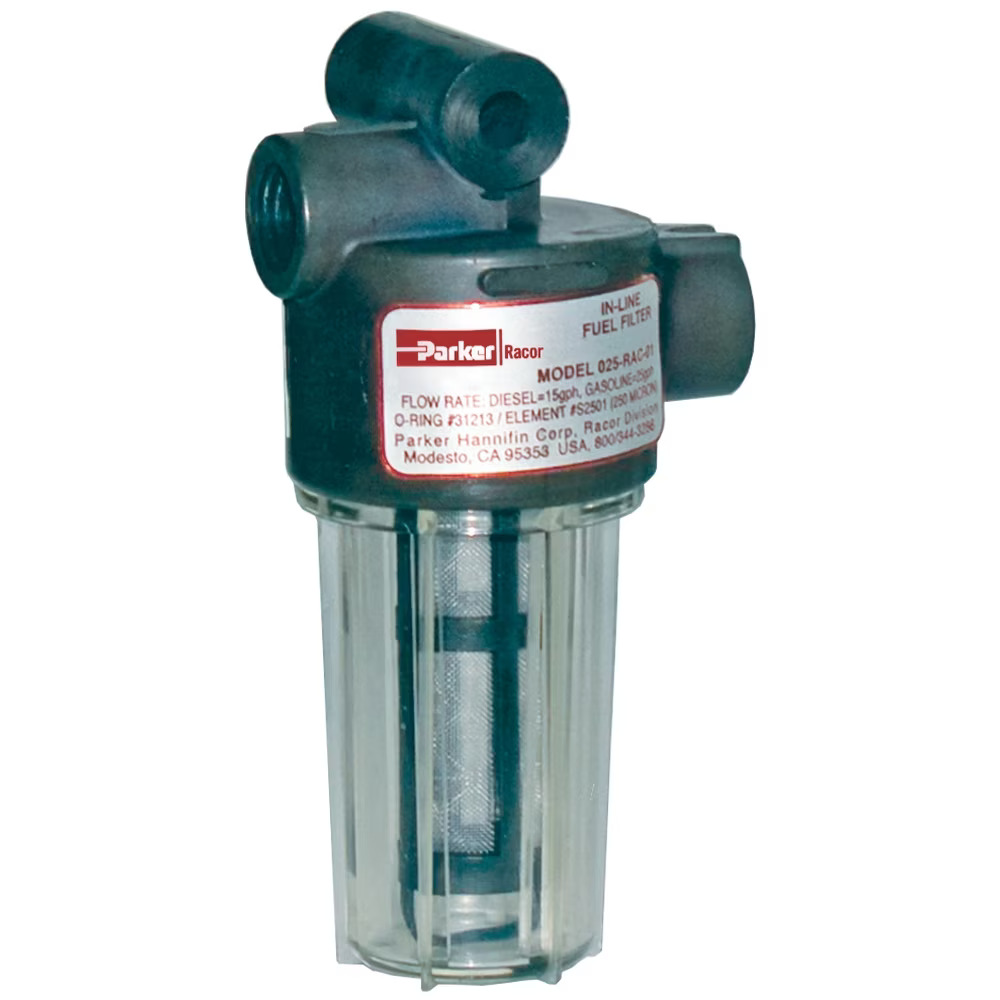 Fuel Prefilters and Strainers – Racor 025 and PS120 Series