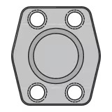 4-Bolt Hydraulic Flanges and Components Block Plug O-Ring Face