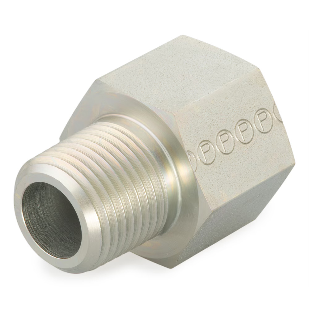 Pipe Fittings and Port Adapters Straight Male NPT/NPTF Female Metric Straight Thread na NPT/NPTF to Metric Straight Thread