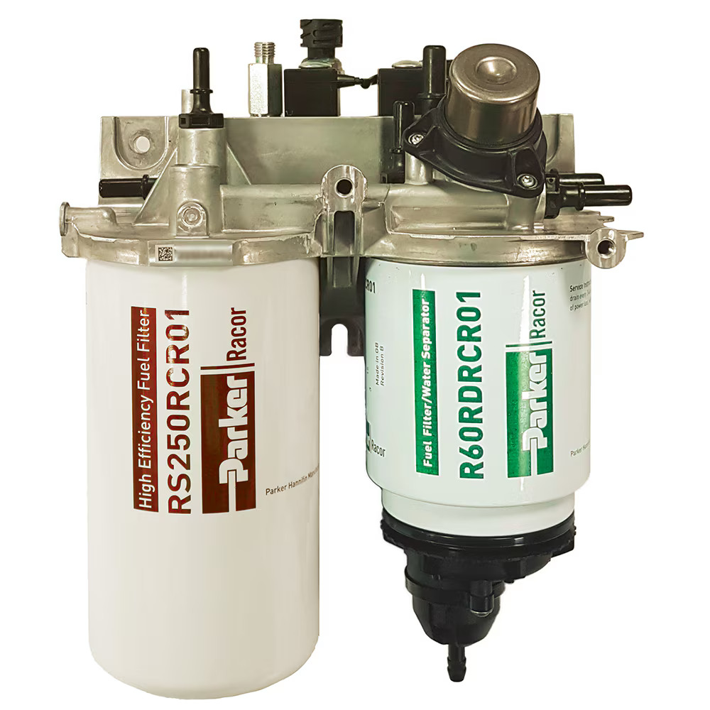 Fuel Filter Water Separator - Racor Spin-on Series Twin Head Fuel Filter Dosing Module Electric Pump
