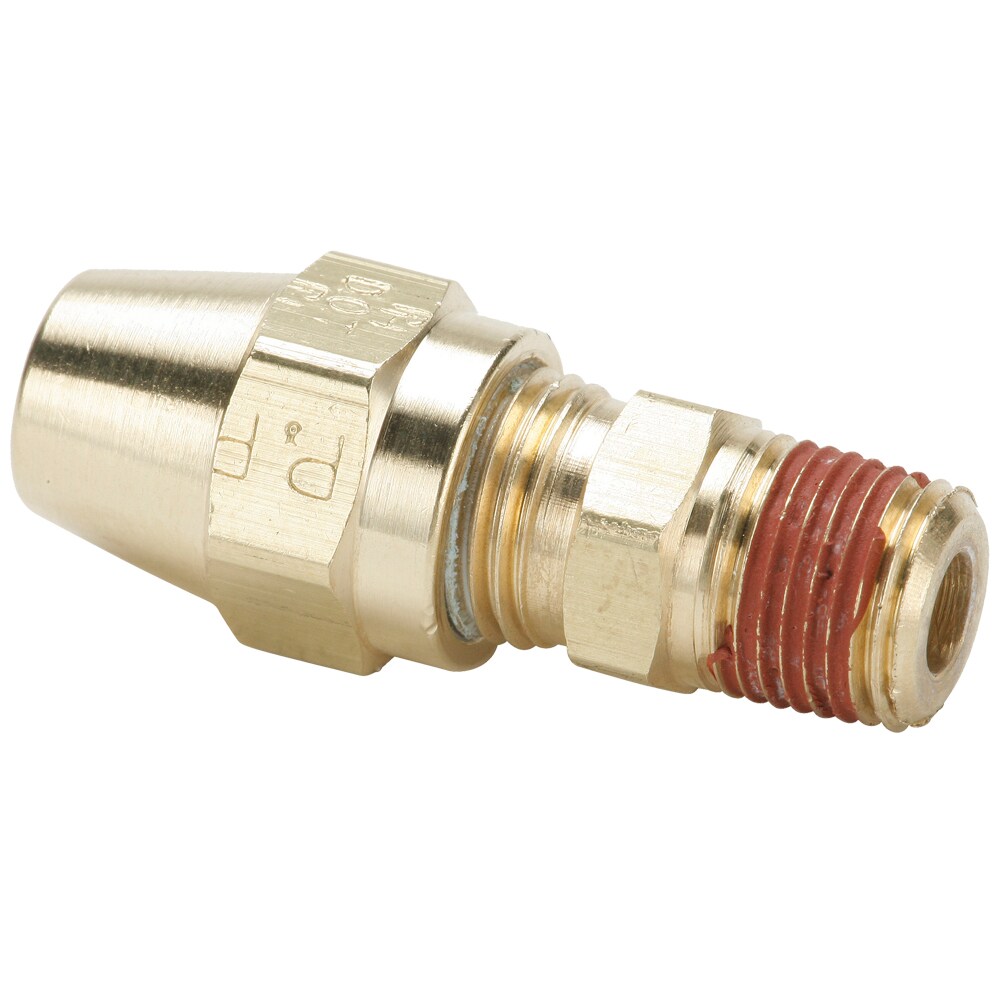 Air Brake D.O.T. compression style fittings,  AB Connector Tube to Pipe Compression Male Pipe