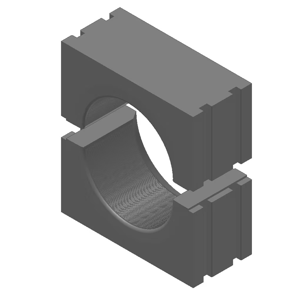 Parflange 170 flaring machines and tooling Extended Clamping die set for large tube wall thickness