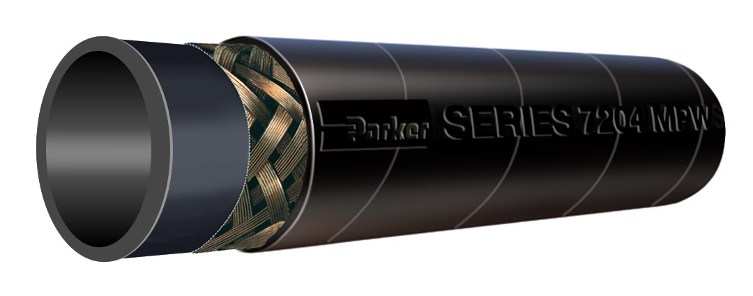 MPW-1000® High Pressure Wire Braid Multipurpose Oil Resistant Hose, Series 7204