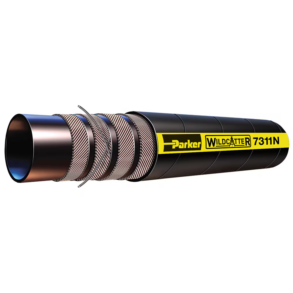 WILDCATTER® Oilfield Multipurpose Fracking Hose, Series 7311N/7311NXT Nitrile blend; wrapped finish