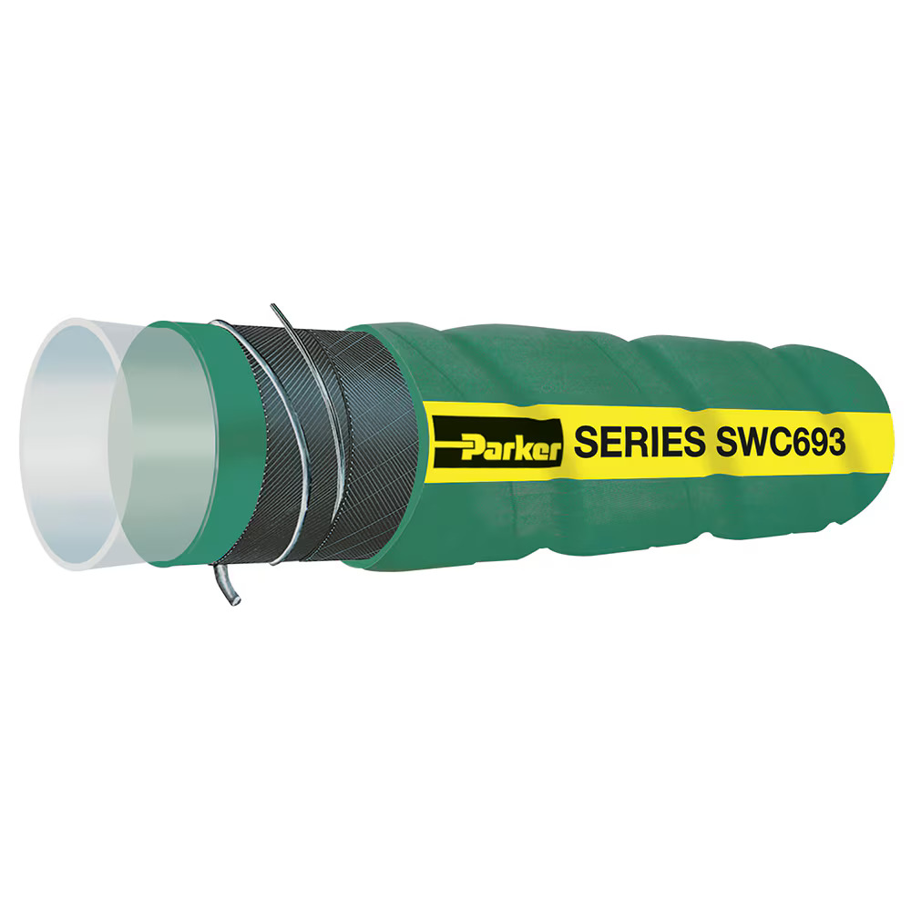 WILDCATTER® UHMWPE CORRUGATED CHEMICAL SUCTION HOSE