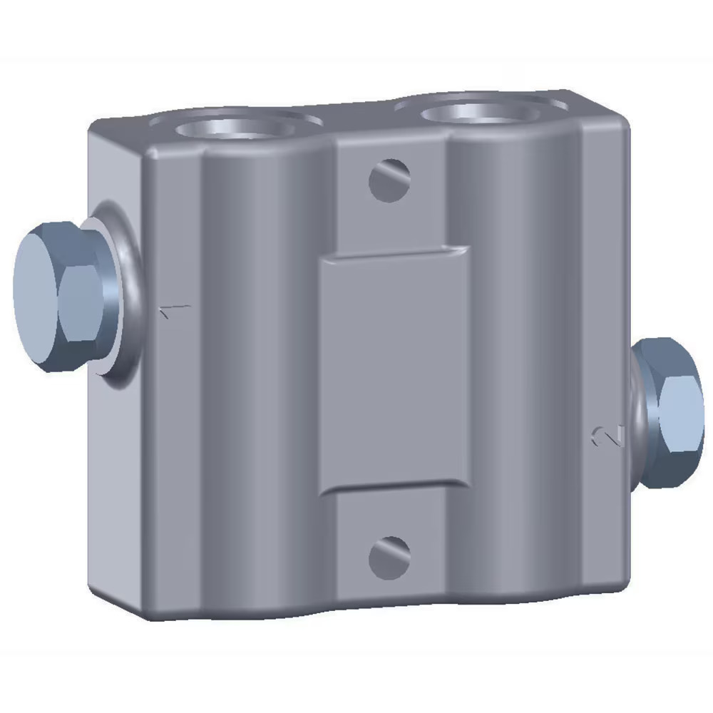 Direct Acting Crossover Relief - DXV Series Shim Adjustable