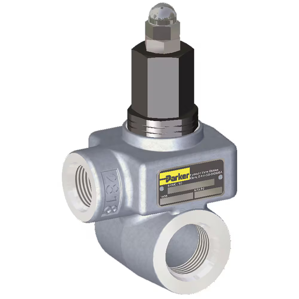 In-Line Mounted Differential Poppet Relief Valve – WJL Series Screw Adjustable