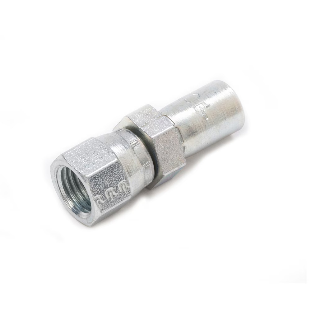 Permanent Fittings for Parflex Hose – CY Series Straight Female JIC 37° - Swivel - Straight