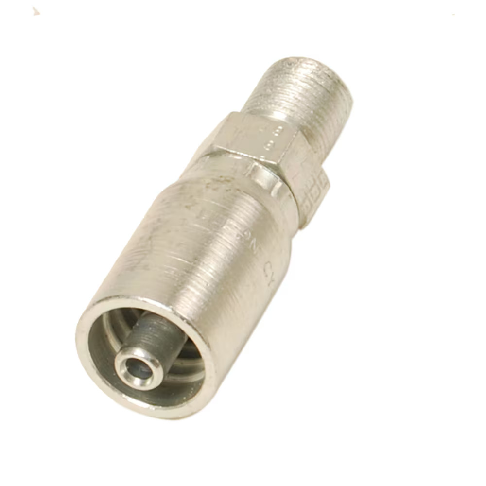 Permanent Fittings for Parflex Hose – CY Series Straight Bulkhead W/Zerk Port Integrated