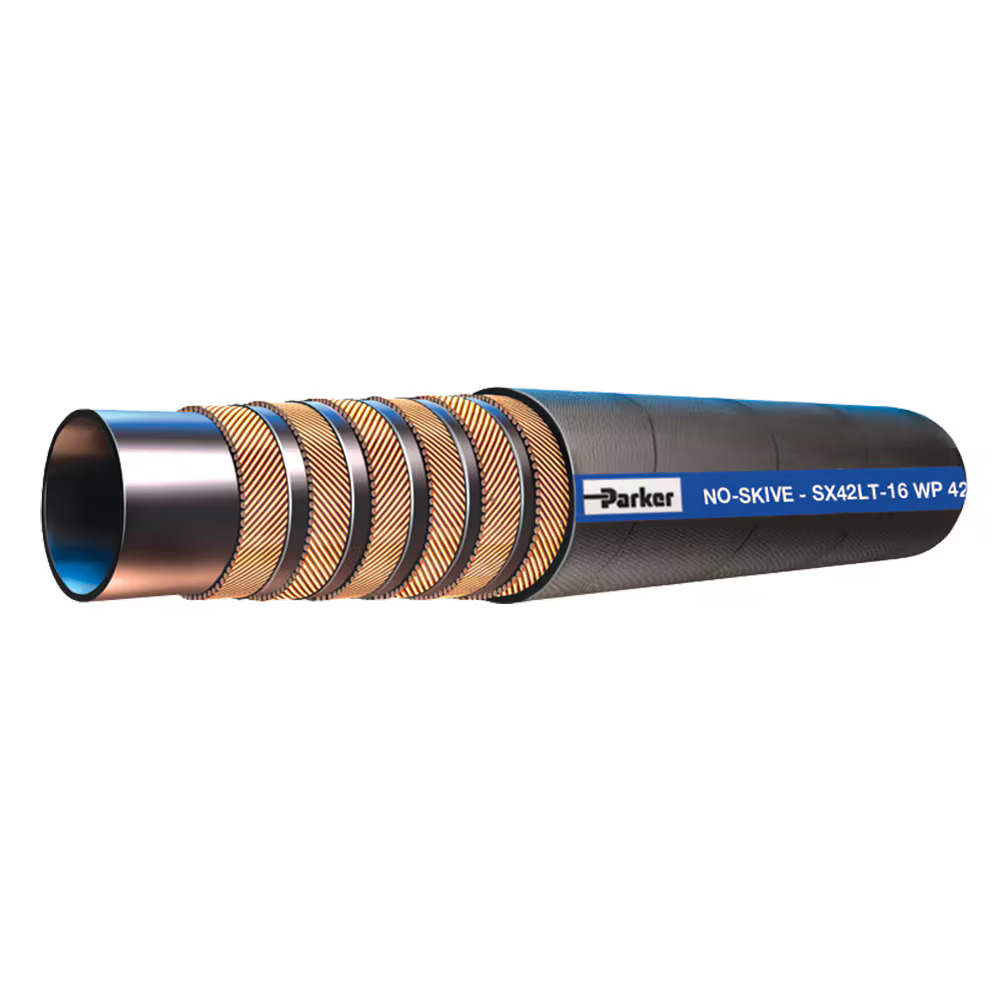 Constant High Pressure 42,0 MPa  No-Skive Multispiral Hose SX42LT - ISO 3862 - R15