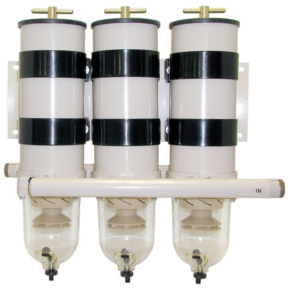 Fuel Filter Water Separator – Racor Turbine Series 771000 Triple Turbine Assembly