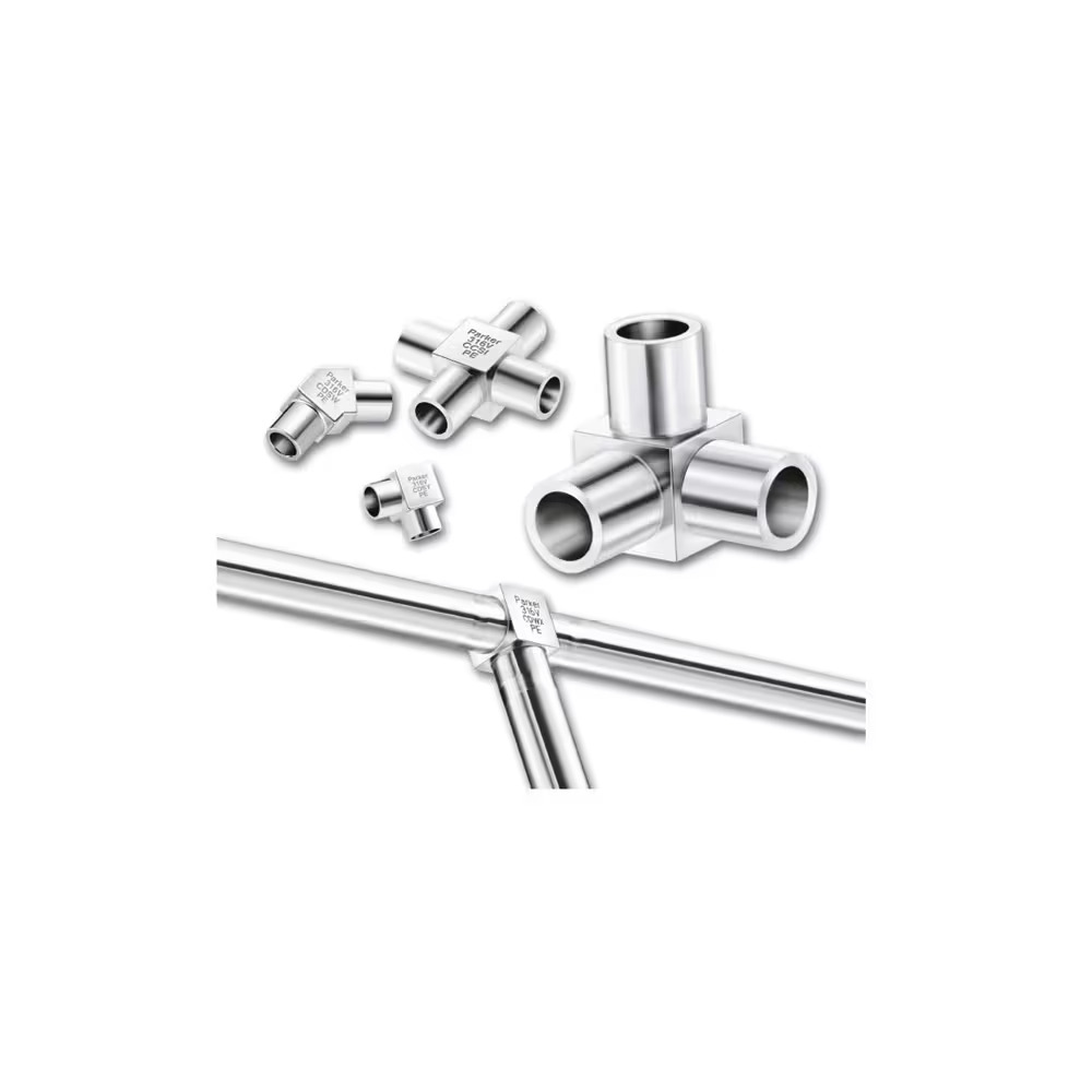 MiniButtweld™ Ultra-High Purity Tube Buttweld Fitting 90° Union Elbow