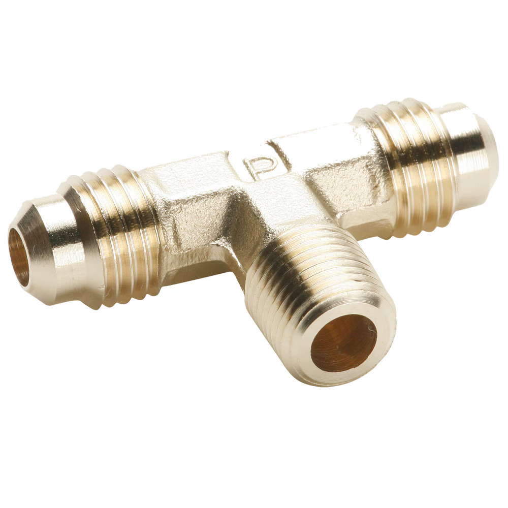 Brass 45° Flare Fittings Branch Tee Flare to Pipe Flare Flare Male Pipe