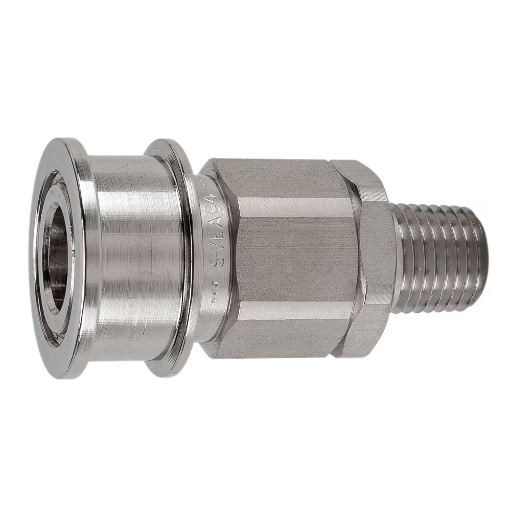 Vacuum and Medium Pressure Quick Couplings - EA Series Female Coupler Male NPSF