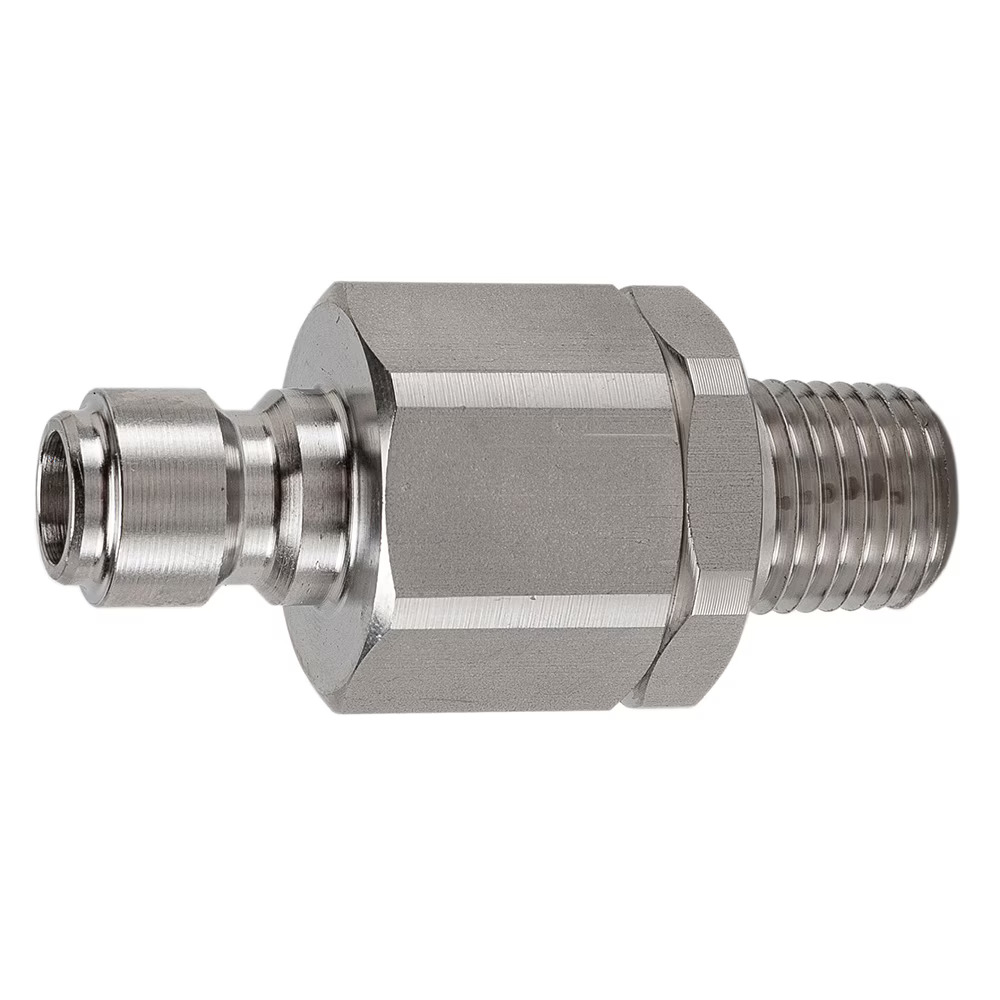 Vacuum and Medium Pressure Quick Couplings - EA Series Male Nipple Male NPSF