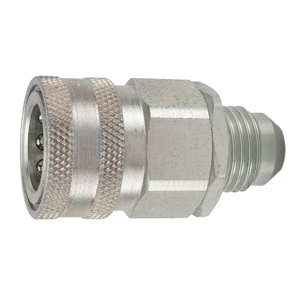 Multi-Purpose Hydraulic Quick Couplings - H Series Female Coupler PER MS33656 Poppet 316 Stainless Steel
