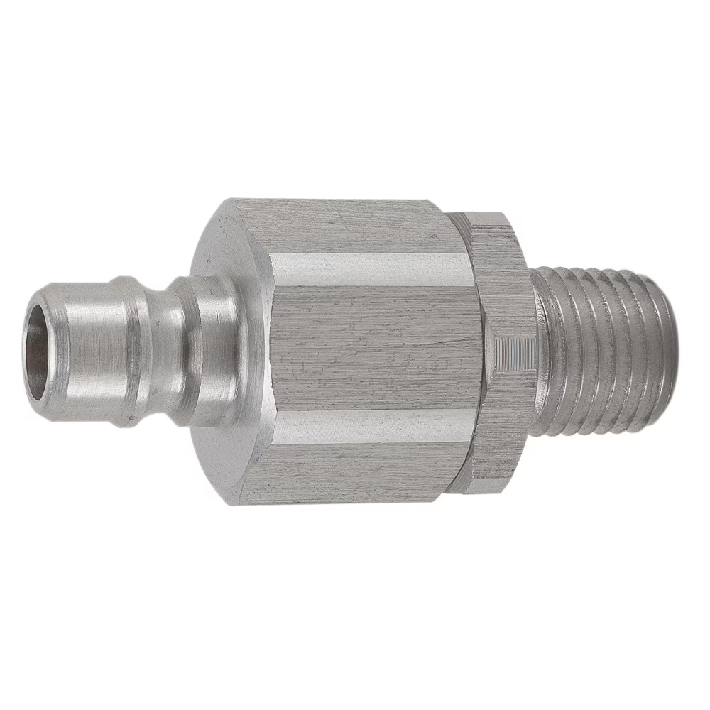 Multi-Purpose Hydraulic Quick Couplings - H Series Male Nipple Male NPT Poppet Aluminum